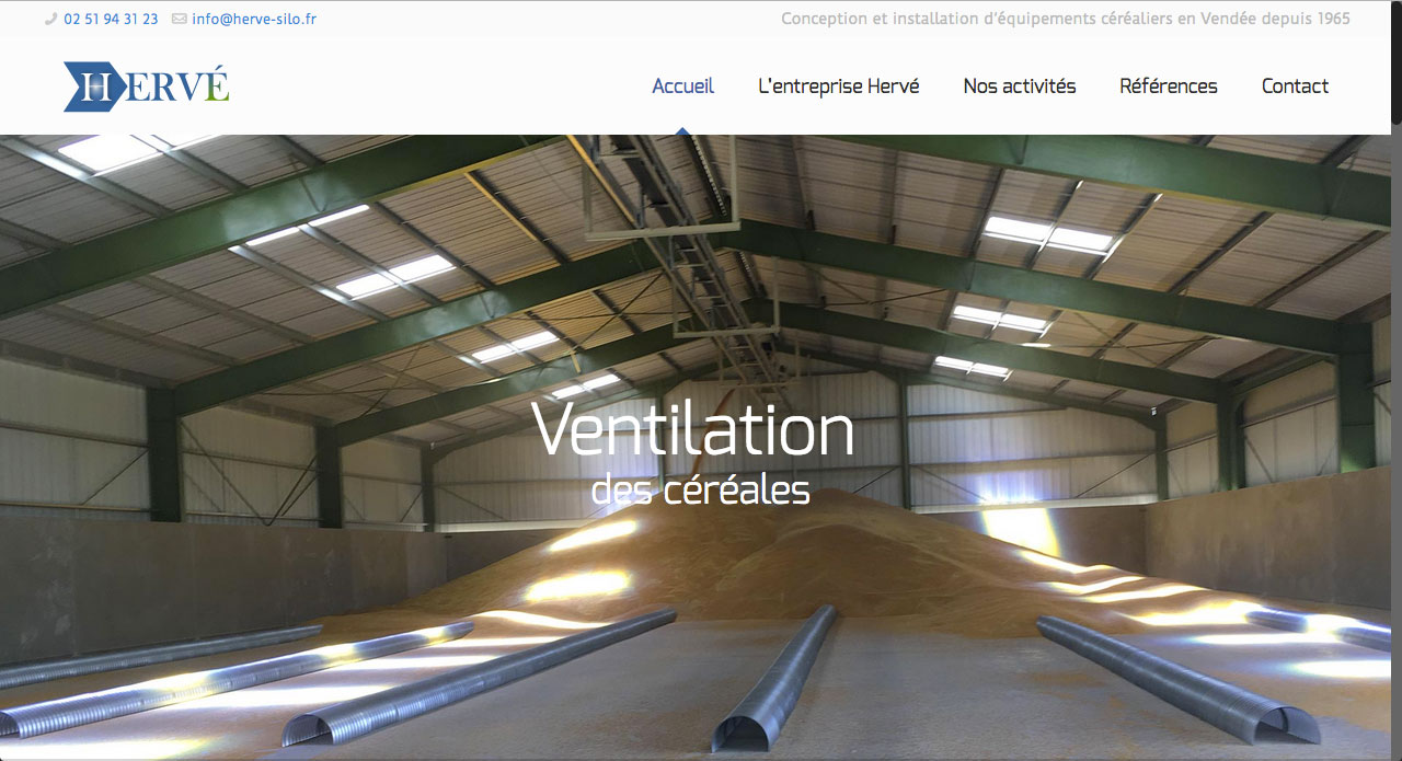 nouveau site web herve ventilation