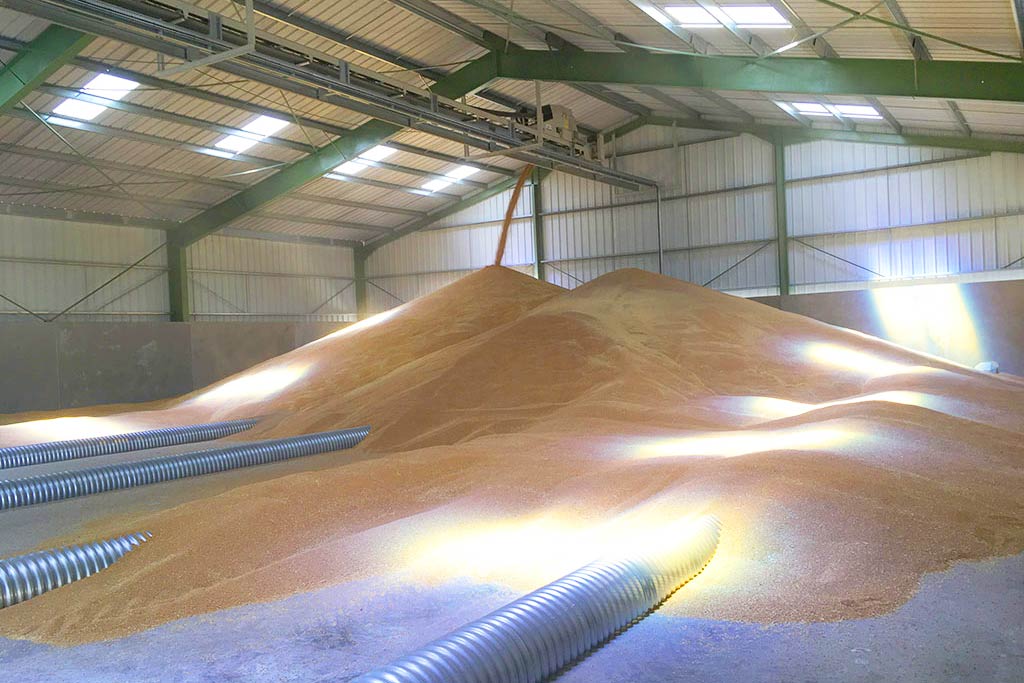 gaine ventilation grain cereales herve silo