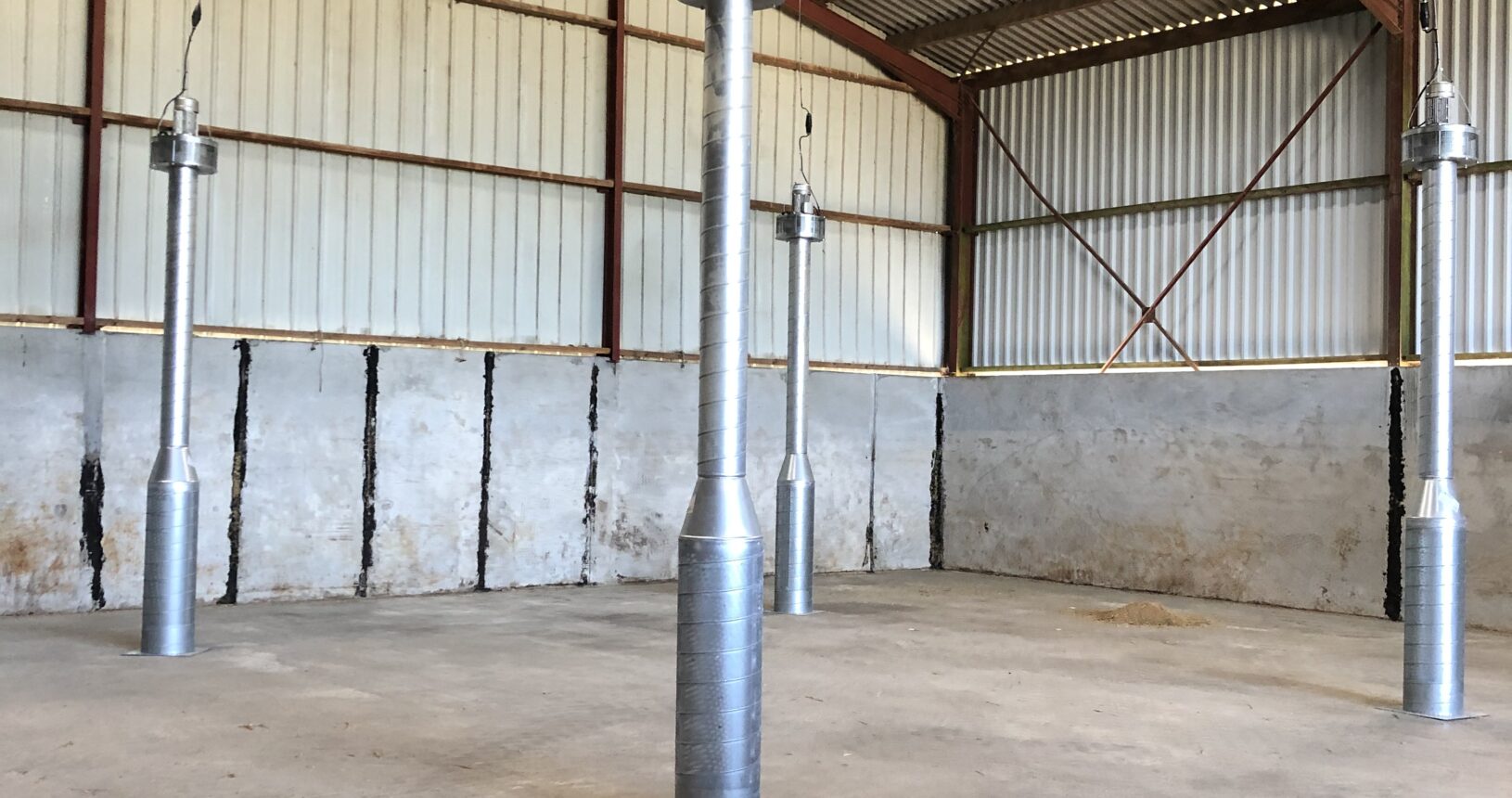 colonne ventilation cereales herve silo vendee